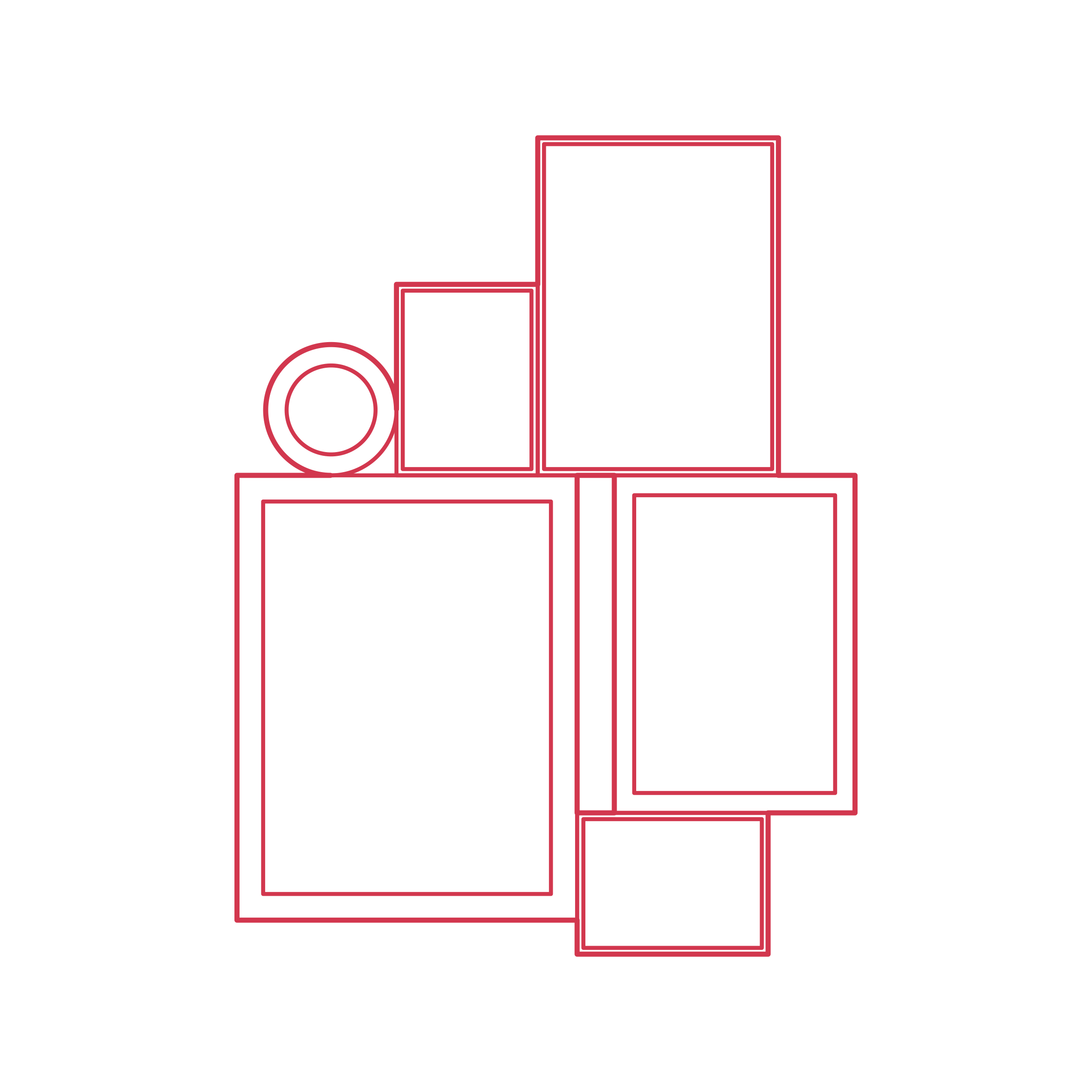 Objects Picture Frames Ikea Vitaby Collage Frame Outline Svg File Free Vectors